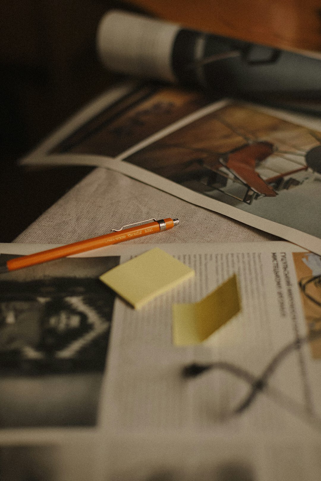 filmmaker planning story on paper