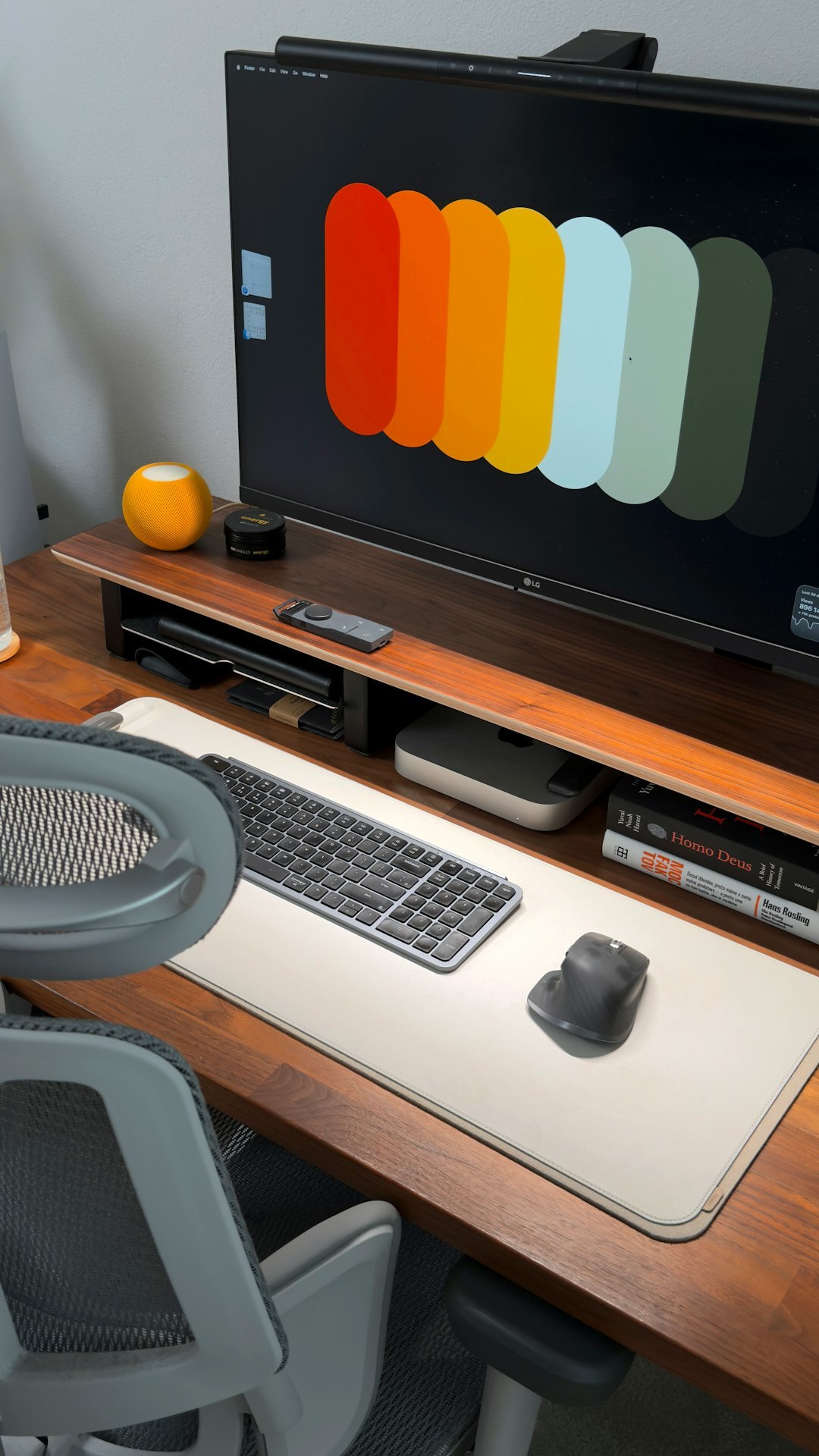 color grading on computer monitor