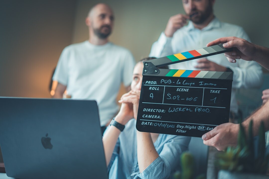 filmmaker directing scene